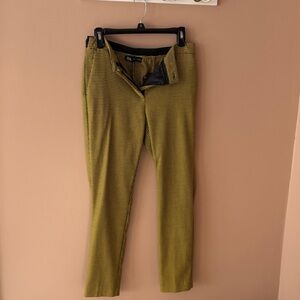 Zara Yellow Straight Leg Pants